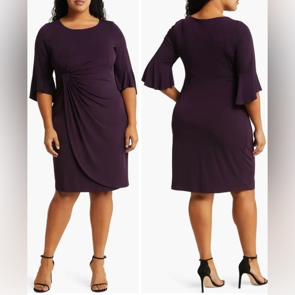 Robe Droite Connected Petite - Noir Et Beige à Motifs Floraux, Taille 10P, Occasion Très Bon état